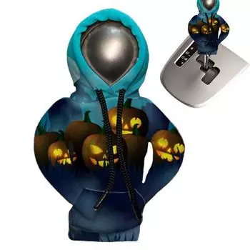 Shifter Hoodie Halloween Gear Shift Knob Cover Vehicle Interior Decoration For SUV Truck RV Shifter Knob Trim Car Shifter Stick