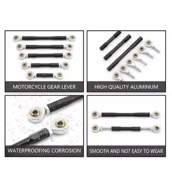 Shifts Rod Linkage 40-280mm Footrest Foot Pegs Rearset Gear Shifter Rod