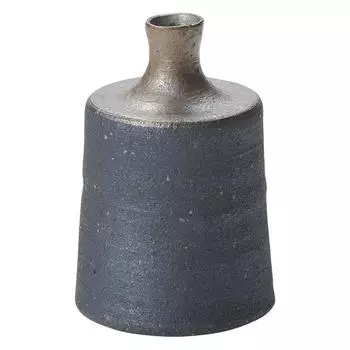 Shigaraki Ware Hechimon Vase Flower Base Single Flower Vase Blue Jar-shaped Pottery MR-M134