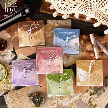 Шигуан Чуньшань Рудай Ретро литературная фоновая бумага для тетрадей DIY 100 photos весной зеленый