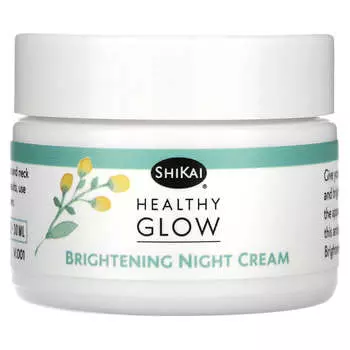 Shikai, Healthy Glow, осветляющий ночной крем, 1 жидкая унция (30 мл)