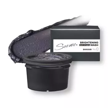 SHIKARI Brightening Wash Black 60 г 30-дневная лечебная пена для умывания лица мытье пор уход за порами профилактика пятен отшелушивание кератиновая пробка