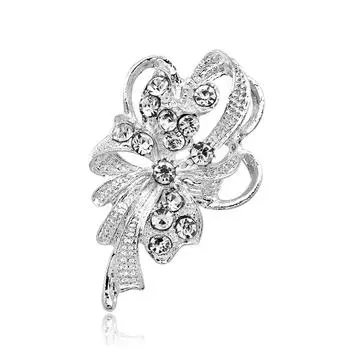 Шикарная элегантная брошь-булавка в виде танцующего лебедя со стразами, свадебные украшения, изысканные элегантные женские универсальные украшения One Size