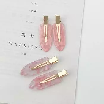 Шикарная бесшовная заколка для волос для женщин и девушек, милая красавица, боковая заколка, заколка-уточка, челка, шпилька, инструмент для укладки волос, аксессуары для волос A2