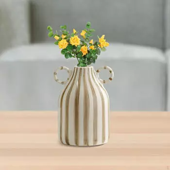 Шикарная цветочная ваза Contemporary коричневый