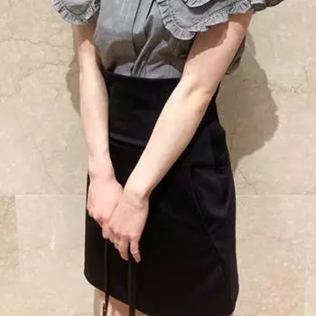 Шикарная и элегантная женская юбка до колена Y2k с высокой талией, сексуальная мини-юбка, летняя женская облегающая юбка со складками M покинуть белый