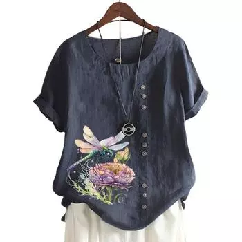 Шикарная и удобная белая хлопковая женская футболка с индивидуальным принтом S кофейный