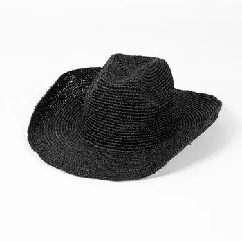 Шикарная кепка ручной работы из рафиграса с большими полями Fedora для мужчин и женщин Panamjazz head size 57cm