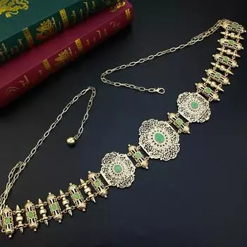 Шикарная металлическая цепочка на талию, свадебная цепочка для тела, золотой цвет, женский пояс, свадебные украшения белый