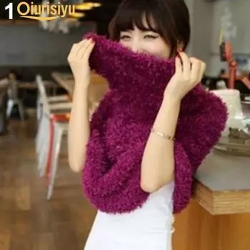 Шикарная многофункциональная волшебная мягкая теплая шаль красный