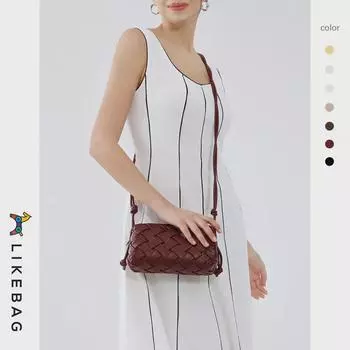 Шикарная плиссированная сумка через плечо с ромбовидным узором - женская модная сумка-мессенджер на молнии золотой