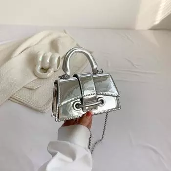 Шикарная сумка через плечо, модная сумка из искусственной кожи, золотисто-розовая, клатч, сумки через плечо зелёный