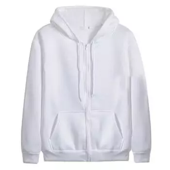 Шикарная толстая мужская осенняя куртка на молнии с эластичными манжетами, свободная зимняя толстовка с капюшоном для повседневного ношения M серый