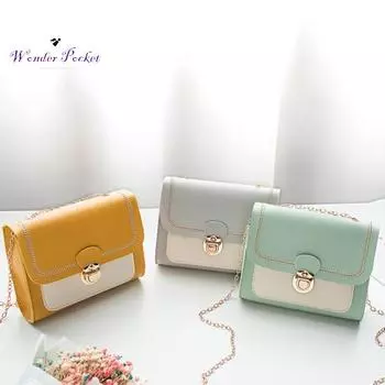 Шикарная женская сумка через плечо с металлической пряжкой, подарки, легко чистящиеся светло-серый