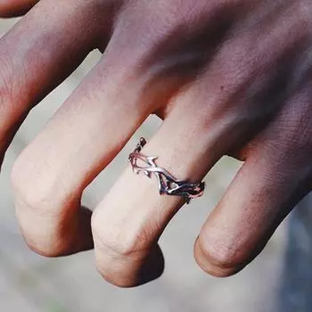 Шикарное кольцо на палец с жетоном любви, украшение в стиле панк