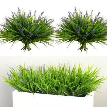 Шикарное реалистичное долговечное украшение с имитацией лаванды зелёный