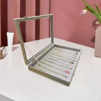 Шикарное решение для хранения ювелирных изделий: ожерелий и браслетов Black S