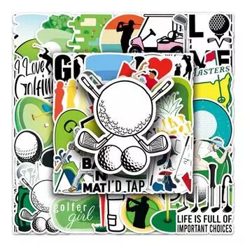 Шикарные наклейки для гольфа, которые легко наклеить, не оставляя декоративного клея