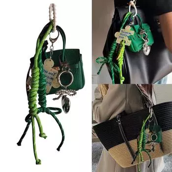 Шикарные подвески для сумок с подвесными веревками, брелок-подвеска, идеально подходящая для улучшения стиля любой сумочки или брелока 2