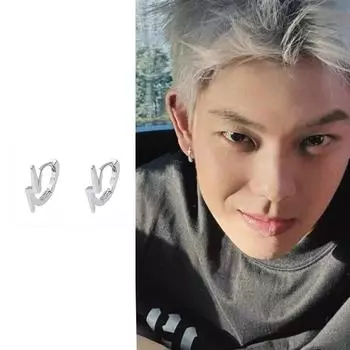 Шикарные серьги-молнии: Стильная, легкая и роскошная модель в стиле хип-хоп для мужчин и женщин, популярная среди интернет-знаменитостей. A1898 золотой