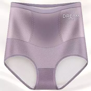 Шикарные трусы без следов для контроля живота, не душные противоусадочные женские трусы для повседневной носки L розовый