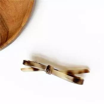 Шикарные заколки для волос с бантом, однотонные, из ацетата, зажим для волос, шпилька, милые, нежные, простые, с узлом-бантом, боковые заколки, женские аксессуары для волос