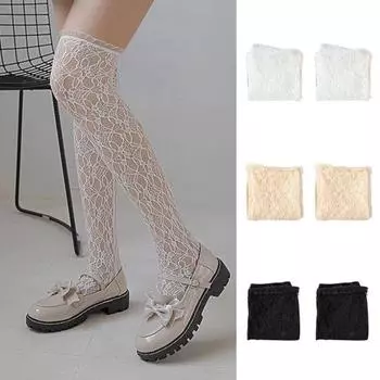 Шикарные женские чулки, черные, суперэластичные, предотвращающие падение 30cm чёрный