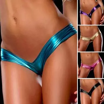 Шикарные женские трусики с гладкой поверхностью, антисептическое нижнее белье