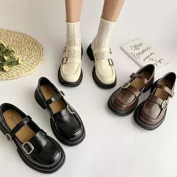 Шикарные женские туфли на плоской подошве в готическом стиле, модные черные, белые туфли в стиле Харадзюку в стиле кавайной Лолиты, туфли Мэри Джейн, повседневные дизайнерские оксфордские туфли-мулы 39 белый