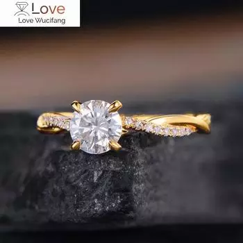 Шикарные золотые женские кольца-витки с бриллиантами CZ, свадебные аксессуары для церемонии бракосочетания, кольцо с кристаллами, свадебные украшения 6