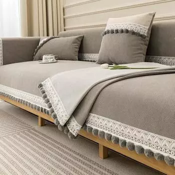 Шикарный чехол для дивана бархатный зеленый для гостиной 2/3/4-местный одноместный стул, защита для мебели, кожаные чехлы для дивана 70x70cm 1pc