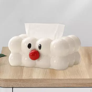 Шикарный держатель для коробок с салфетками для лица для домашнего и офисного декора red nose