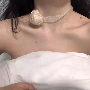 Шикарный длинный ремешок для женщин, ювелирные изделия на шею, регулируемое колье, сетчатый воротник, цветок, цепочка на ключицу