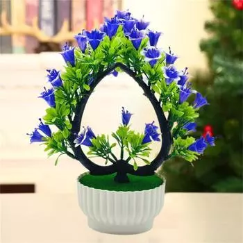 Шикарный искусственный бонсай Реалистичный Устойчив к погодным условиям Сохраняет свежесть белый