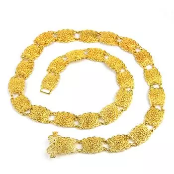 Шикарный пояс золотого цвета для женщин, свадебные украшения, металлическая цепочка, регулируемая длина золотой