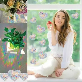 Шикарный противоскользящий стикер на окно «Ловец солнца» гриб луна звезда статическое стекло сувениры для вечеринки G