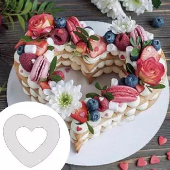 Шикарный противоударный торт «сделай сам», 5 размеров, антидеформированный, легко чистится, форма для выпечки торта, кухонный инструмент, эпоксидная форма для рукоделия 6inch