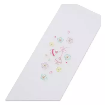 Shikibu Roman Brand Полуворотник Вышитый Девочки Сделано в Японии Четырехсекционный Вышитый Воротник Девочки Дети 3 года и 7 лет Роскошный белый