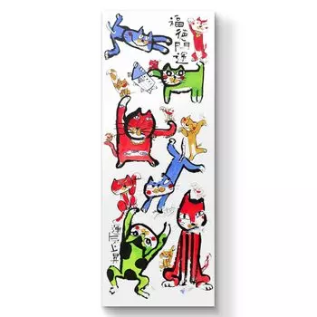 Shikisaido Tenugui Удачи Сделано в Японии Хлопок 92см x 35см 100%