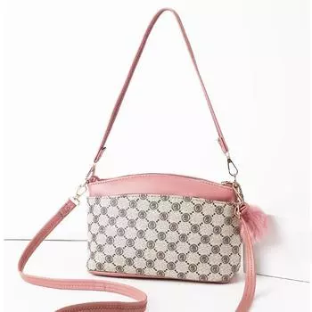 Shiling bag 2025 autumn new messenger bag versatile ins niche women s bag underarm bag live women s bag чёрный