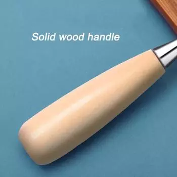 Шило с круглой ручкой из цельного дерева, самодельное кожаное шило с ножнами, шило для шитья, самодельный инструмент