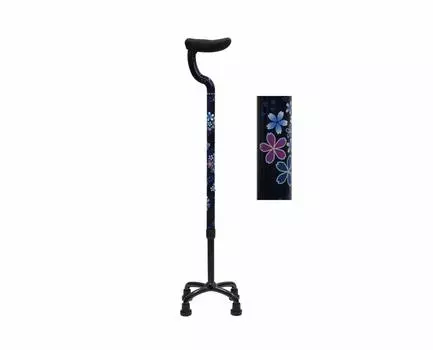 Shima Seisakusho Carbon Four Point Flat Grip Sakura Navy 79C-C4