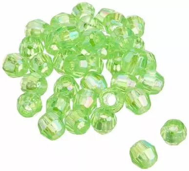 Shimamura Cut Beads 200 Pieces Deluxe DX 8mm Light Green ASH-DX8C-10