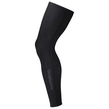 Shimano 2021 Vertex Leg Black Warmers, Medium,