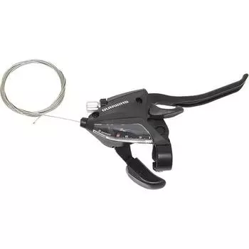Shimano 524 00075 [ST EF500 8R4A 8S рычаг тормоза переключения передач, 4 пальца, черный]