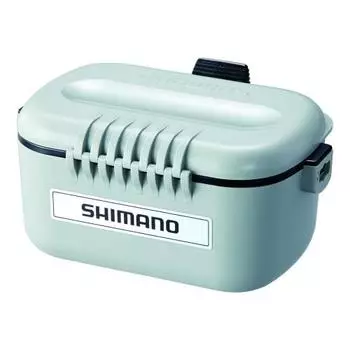 SHIMANO Bait Box Thermobait Stainless Steel CS-131N Light Gray