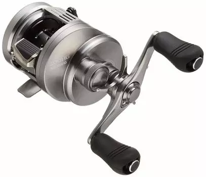 SHIMANO Bait катушка с двойным валом 20 Calcutta Conquest DC 200HG RIGHT Seabass Makimono серый