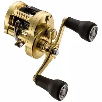 Катушка SHIMANO Bait Reel 23 Calcutta Conquest MD 401XGLH для заброса приманки (Левая ручка)