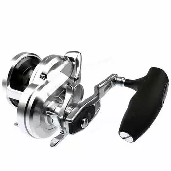SHIMANO Bait Reel Double Axis Jigging 17 Ocean Jigger Left Handle 2001NR-PG серебряный