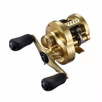 SHIMANO Bait Reel Double Shaft Reel Bass Calcutta Conquest 2021 100 RIGHT Bass Fishing золотой